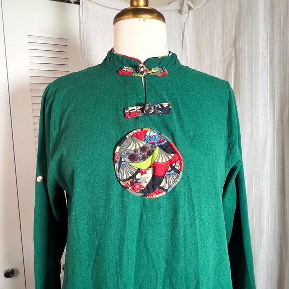 Menina | Women’s | Dresses | M | Rustic Boutique Mini Hunter Green Boho Chic Lon - Picture 2 of 6